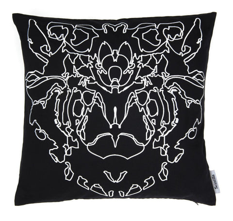 Fox Cushion Black